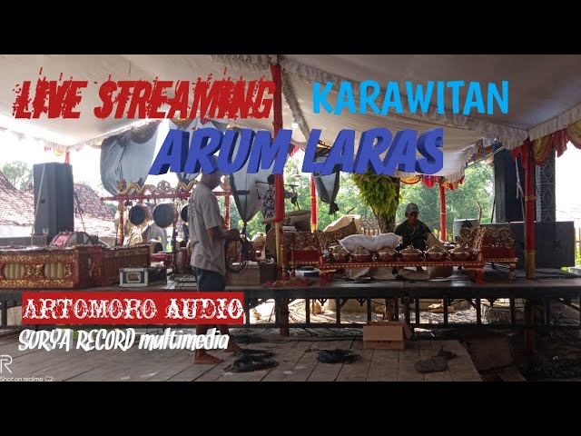 🔵🔴 LIVE STREAMING KARAWITAN ARUM LARAS //ARTO MORO AUDIO // SURYA RECORD MULTIMEDIA class=
