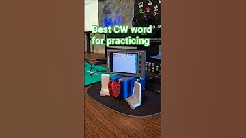 Best CW word for practicing #morsecode #hamradio