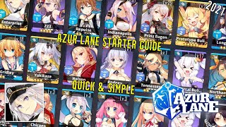 Azur Lane, Quick Starter Guide 2021!