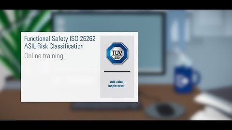 Functional Safety ISO 26262 ASIL Risk Classification – E-Learning