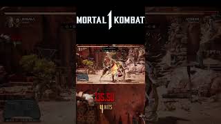 MK1 Tutorial - Baraka Combo 7 #mk1 #shorts #mortalkombat