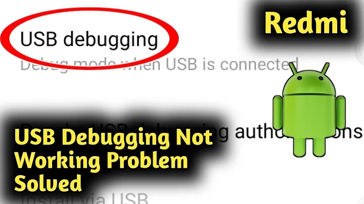 USB Debugging Android Not Working in Redmi Problem Solved