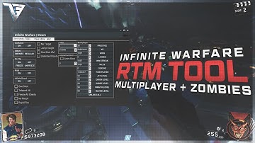 [PC] INFINITE WARFARE RTM TOOL [MULTIPLAYER/ZOMBIES] (STATS, UNLOCK ALL, NO-CLIP. GODMODE & MORE)