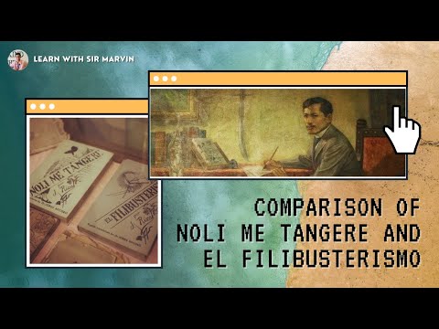 Vídeo: How noli me tangere different from el filibusterismo?