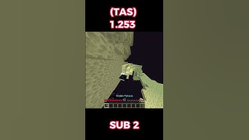 Beating Minecraft In 1.253 Seconds (TAS)