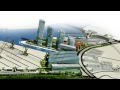 Shipyard city gdansk  wizualizacja 3d