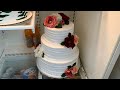 Decoremos un pastel de boda sencillo (en vivo)