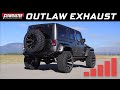 2012-18 Jeep Wrangler JK 3.6L - Outlaw Axle-back Exhaust System 817752