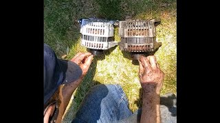 2002 Nissan Altima 3.5L engine alternator swap