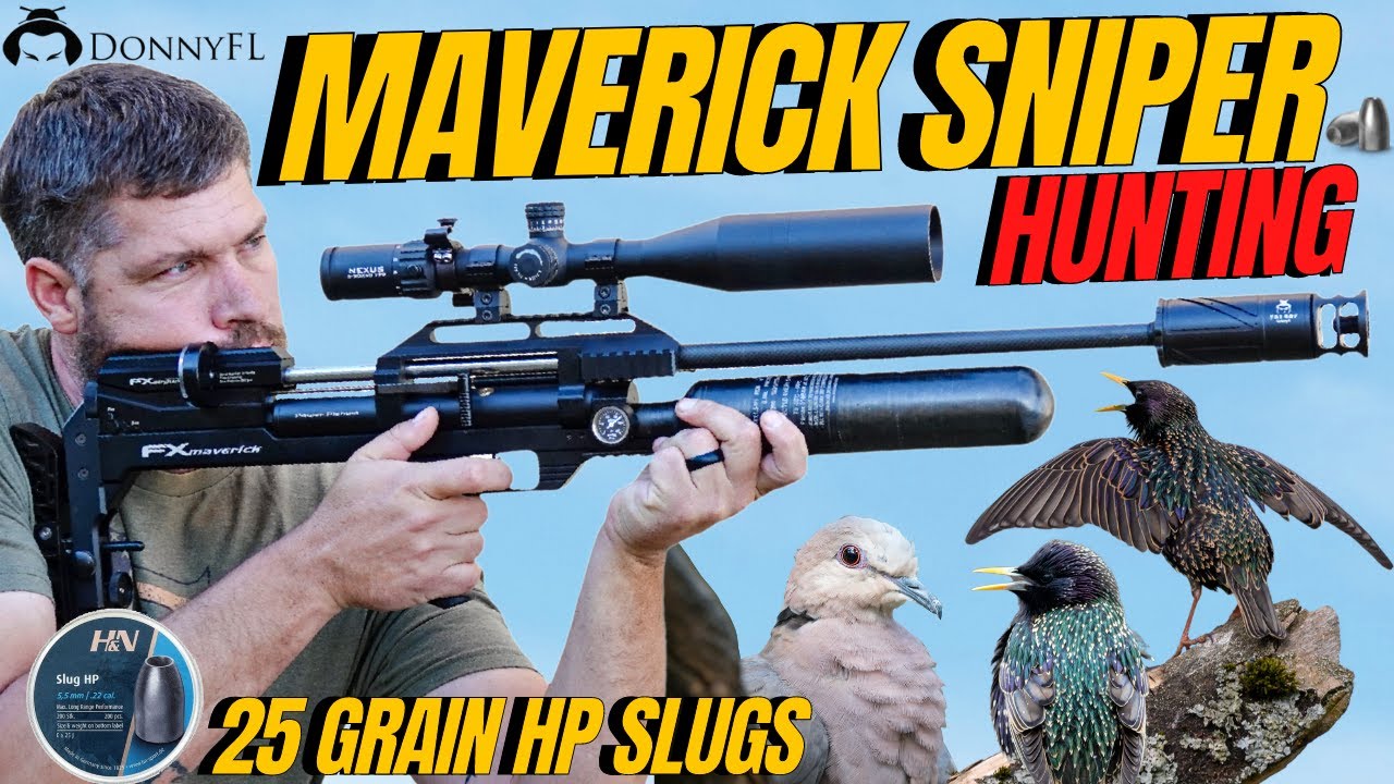 Sniper Maverick Air Gun Hunting I Long Range Air Gun Hunting With Hn Slugs I Airgun Hunting Pests