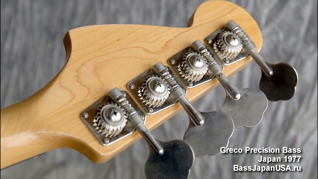 Greco Precision Bass Japan 1977 bassjapanusa.ru - YouTube