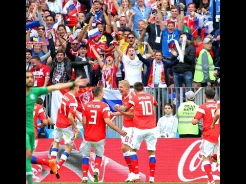 地元ロシアが開幕戦で５点圧勝、サウジアラビア破る