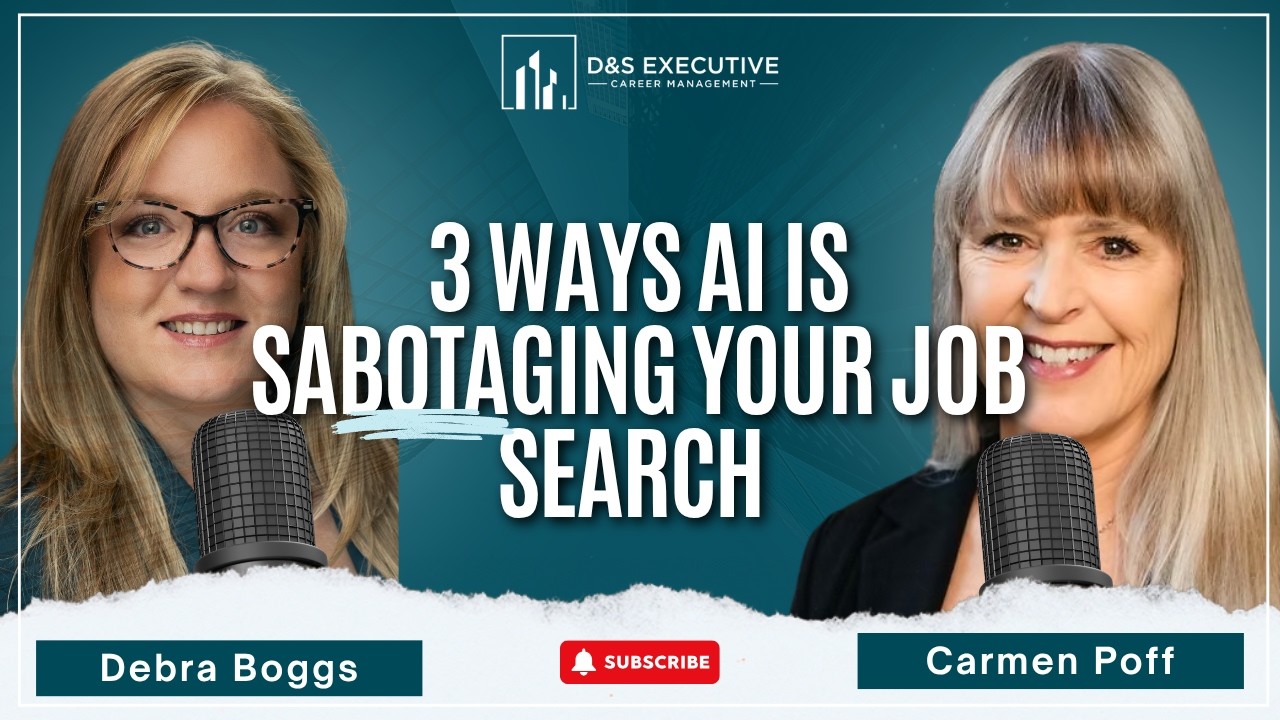3 Ways AI is Sabotaging Your Job Search & What To Do Instead