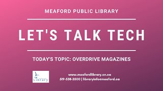 Let's Talk Tech - Overdrive Magazines