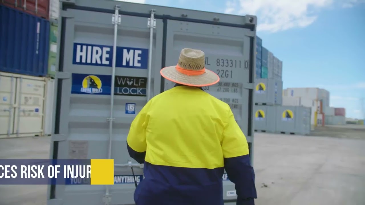 40Ft Shipping Container With Lock System | Royal Wolf Au