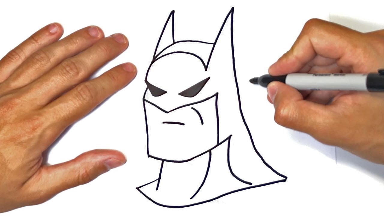 How To Draw Batman Symbol Step By Step Easy - Design Talk