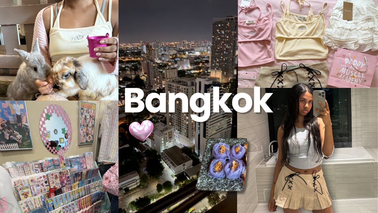 BANGKOK SHOPPING 💗: Siam Square, ICONSIAM, Platinum Mall, Cute Cafes + Thai Food 🇹🇭