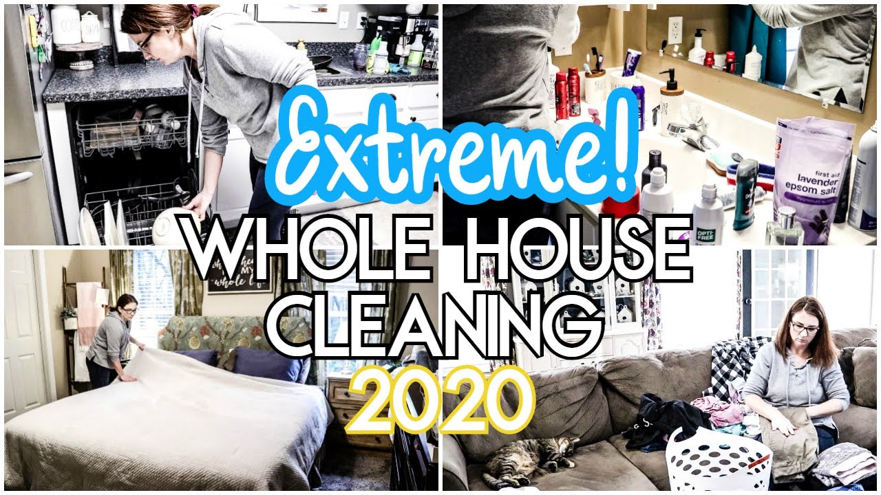 ULTIMATE! Whole House Clean With Me 2020 | Extreme Cleaning Motivation ...