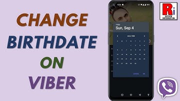 How to Change Your Birthdate on Viber