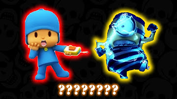 Minions & Pocoyo "Electric Shock!" Sound Variations in 35 Seconds | Crazy Cups