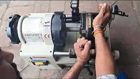 MASKOT MPT 50 DR PIPE THREADING MACHINE VIDEO OF HEAVY DUTY ROUND HEAD NEW MODEL