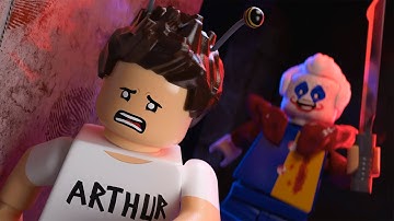 LEGO New Girl | Nick vs. The Haunted House [4K] (Blender Animation)