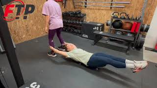 Partner Supine Pull Through while Walking