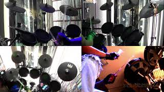 Lúa, Lúa, Lúa - Miguel Rios live version - drum cover w / alesis nitro mesh kit