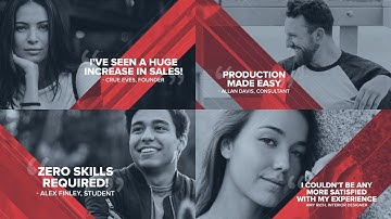 After Effects Template - Upbeat Testimonials