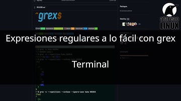 Expresiones regulares fácil con grex