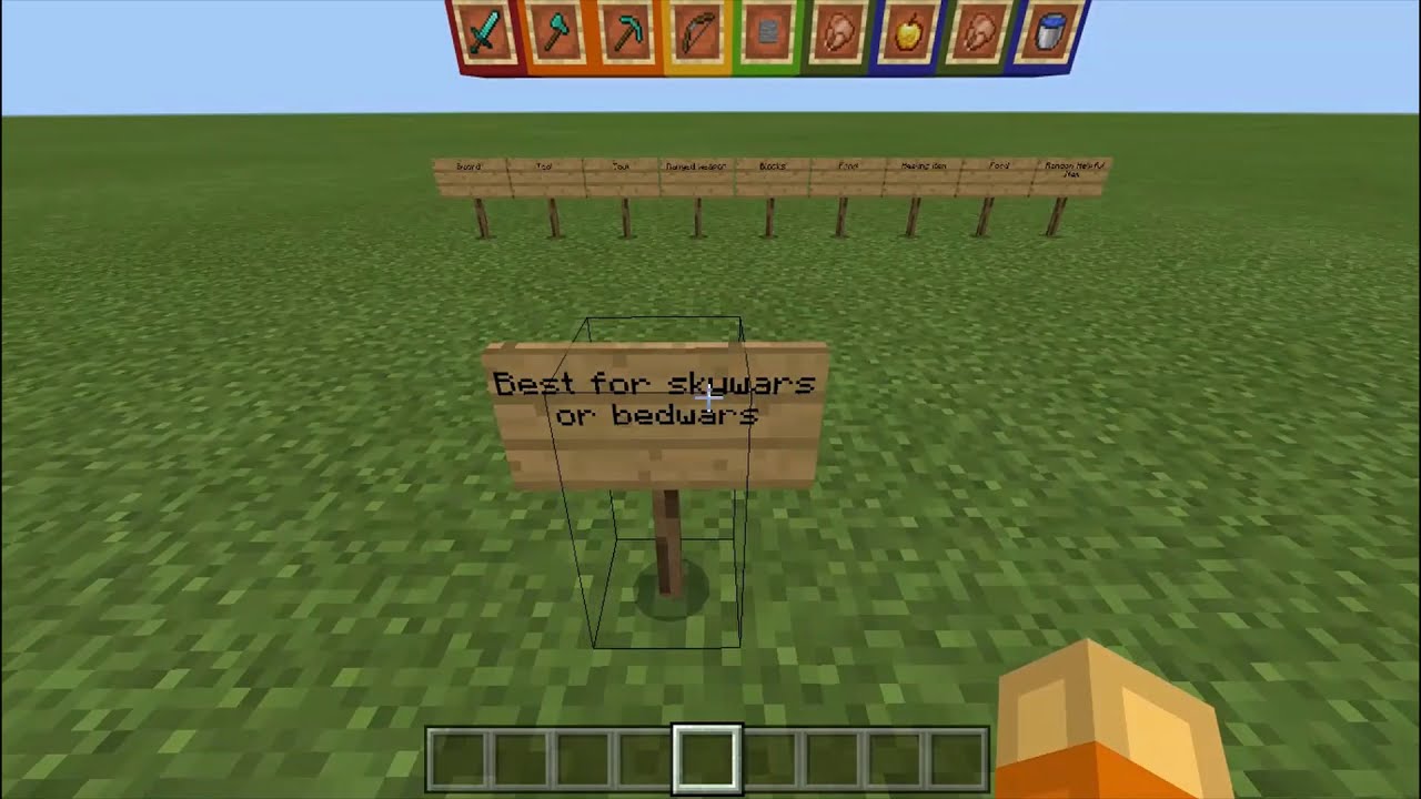 Outdated A Recommended Way To Organize Your Hotbar In Minecraft Youtube