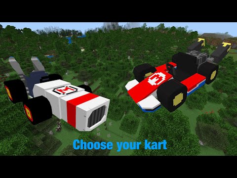 Mario Kart mod for Minecraft