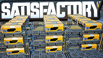 27 Manufacturers, 1,485 MW of Power, 1 Production Line. | Satisfactory Early Access Gameplay Ep 35