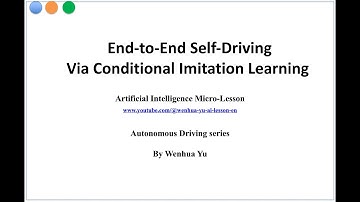 End-to-end Self-driving via conditional imitation learning