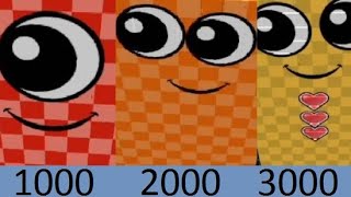 HUGE Numberblocks 1000, 2000 & 3000: A Compilation!