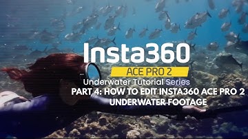 Insta360 Ace Pro 2 for Diving | Part 4: How to Edit Insta360 Ace Pro 2 Underwater Footage