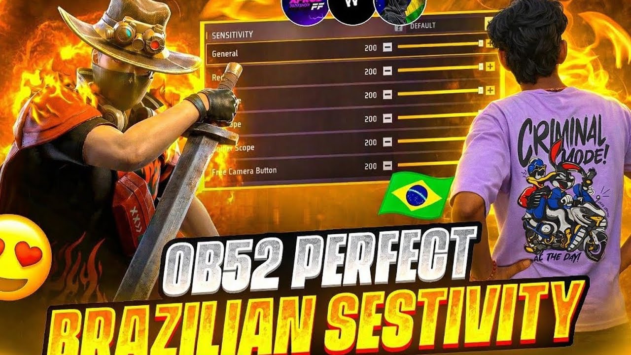 OB52 Best SensitivityHeadshot After Update 2GB - 3GB - 4GB -6GB - 8GB RAM