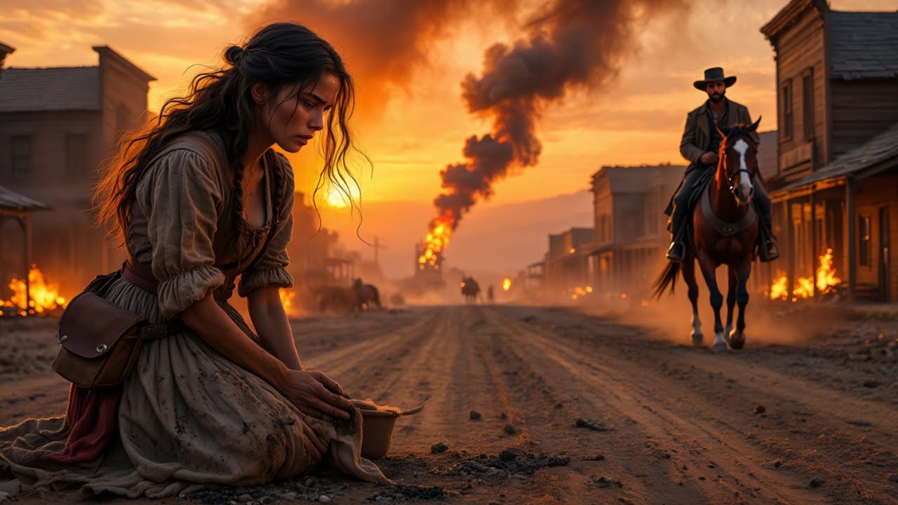Elle fuyait une ville en flammes… jusqu’à ce qu’un cow-boy solitaire la trouve sur la route