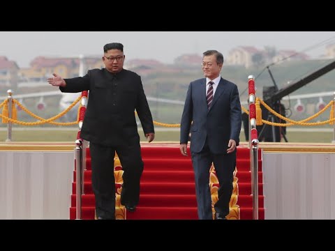 Kim welcomes South’s Moon in Pyongyang for denuclearisation talks