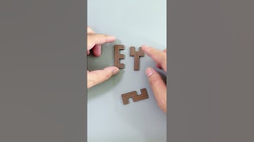 Can you build a symmetrical figure using the three letters YES?#Puzzles #IQ #iqtest