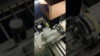 Full wrap glass engraving on XTool P3 with RA3 #laserengraving #xtoolp3 #xtool