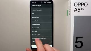 OPPO A5 5G: How to Open Engineer Mode