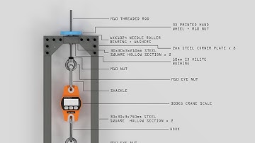 Spoke tension meter calibration fixture - parts