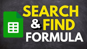How to Use SEARCH & FIND Functions in Google Sheets