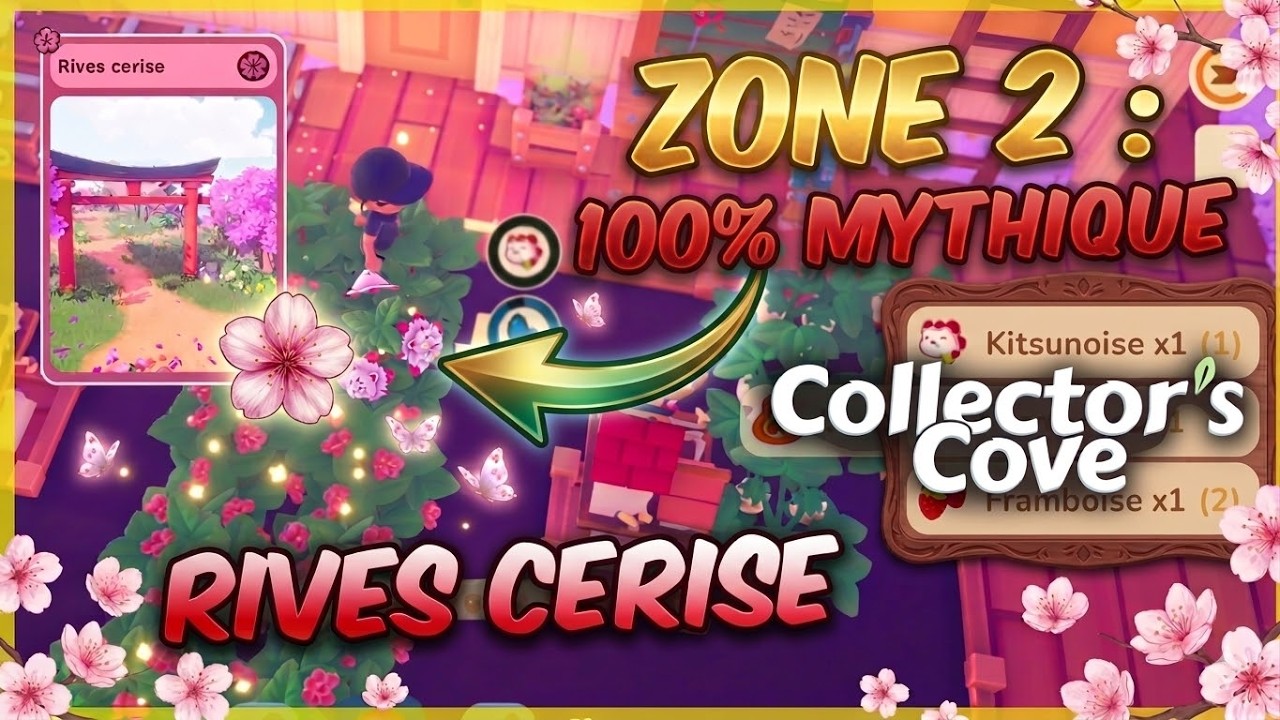 TOUTES les Variantes mythiques des Rives cerise sur Collector's Cove 🌺