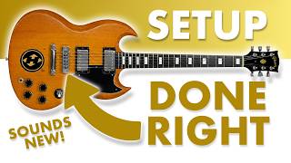I Gave This Gibson SG a Complete SETUP... Now It Sounds NEW! (Here's Why)