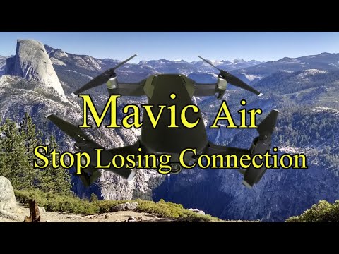 Mavic Air ...  Stop losing connection