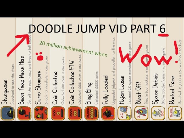 Doodle Jump (Original Theme) High Score 329,783 points NO CHEATS