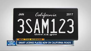 License plates are receiving technological makeovers.