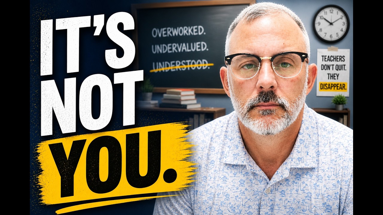 Teachers Aren't Burned Out | They're Set Up To Lose - YouTube